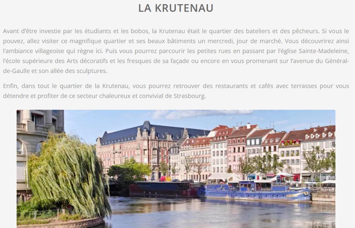 Strasbourg, Appartement Cosy Au Bord De L Eau מראה חיצוני תמונה